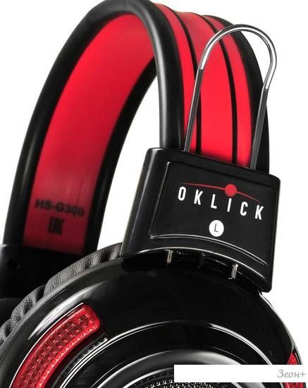 Наушники Oklick HS-G300 Armageddon (черный/красный)
