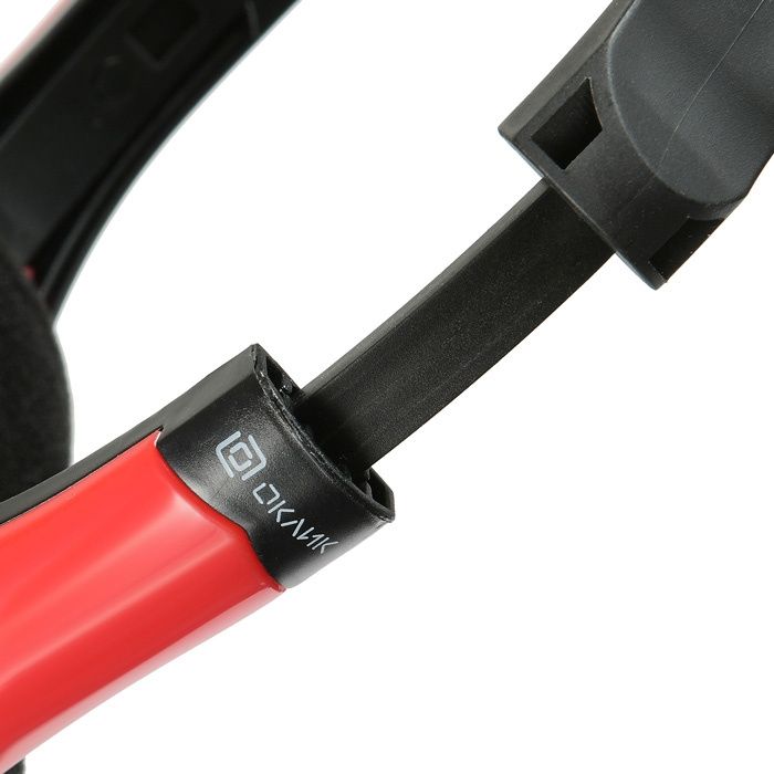 Наушники Oklick HS-M150 (черный/красный)