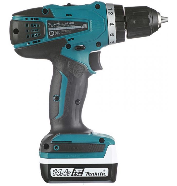 Дрель-шуруповерт Makita DF347DWE
