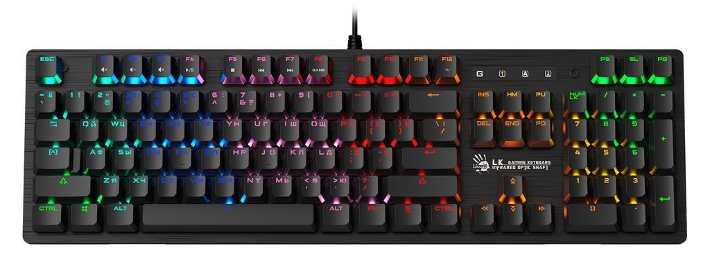 Клавиатура A4Tech Bloody B820R (LK Red)