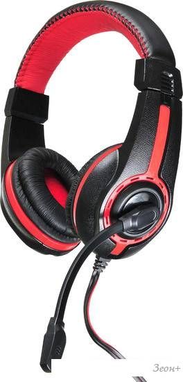 Наушники Oklick HS-L200 (черный/красный)