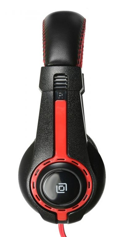 Наушники Oklick HS-L200 (черный/красный)