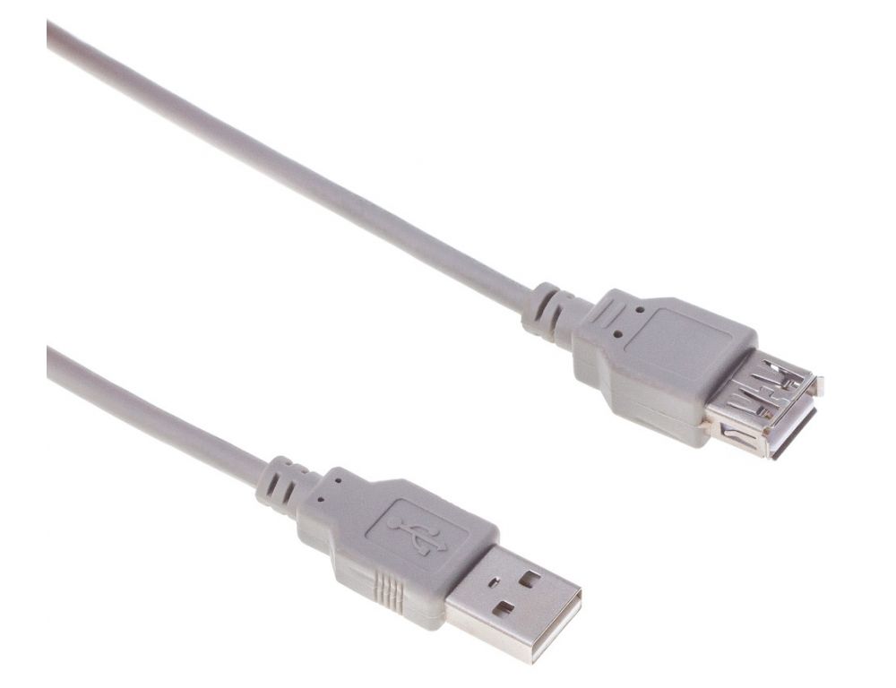 Кабель USB2.0 Buro USB A (m)/USB A (f) 3м (BHP RET USB_AF30)