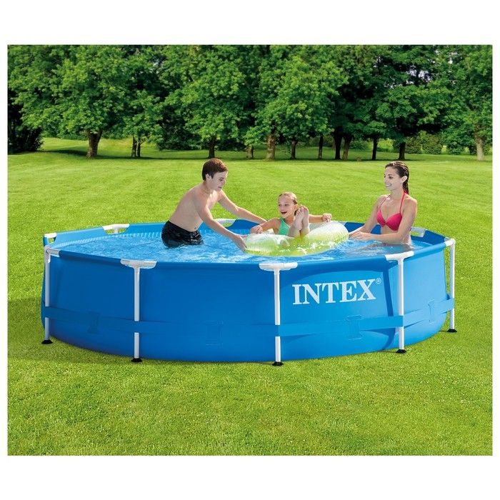 Каркасный бассейн Intex Metal Frame 305х76 (56997/28200)