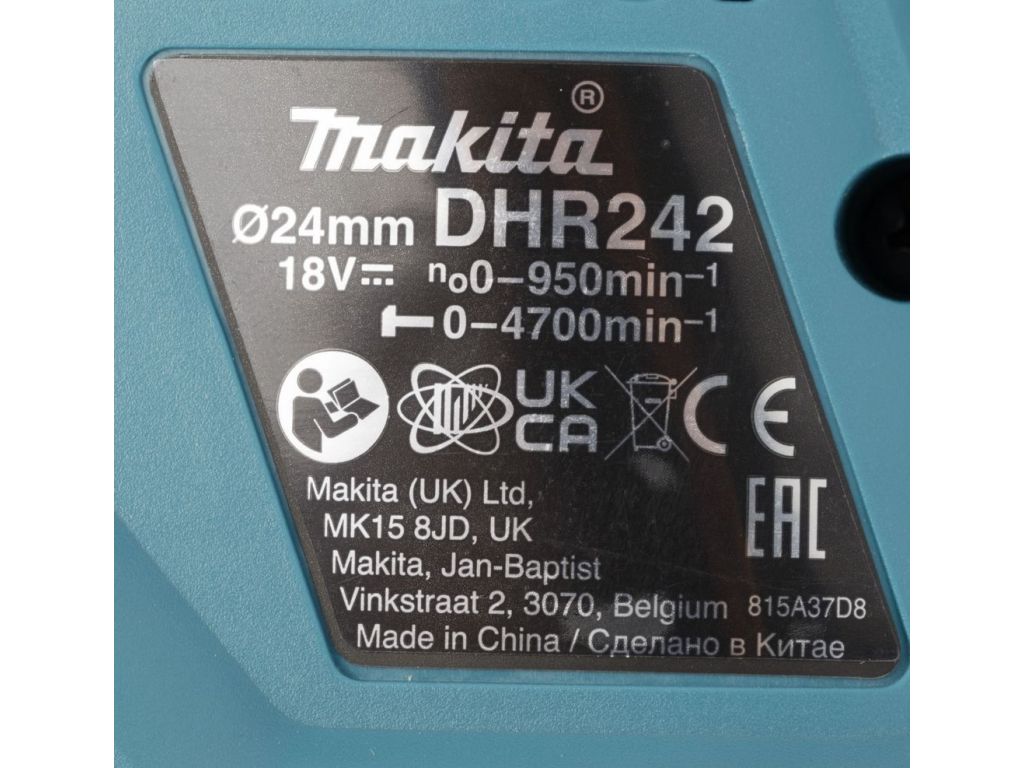 Перфоратор Makita DHR242Z