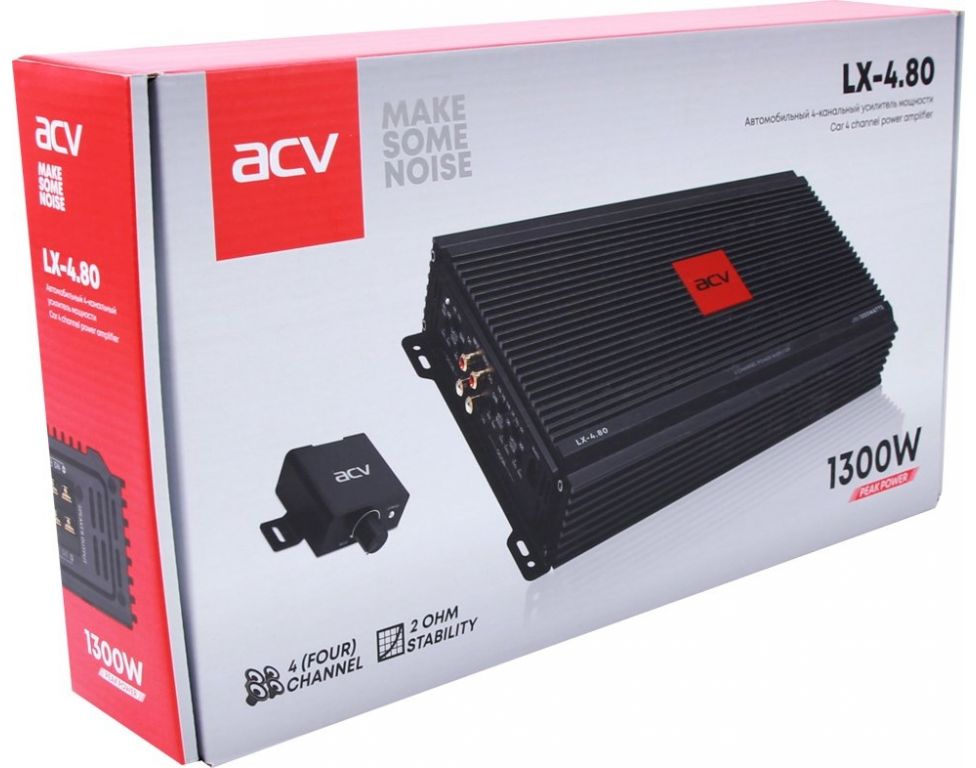 Автомобильный усилитель ACV LX-4.80