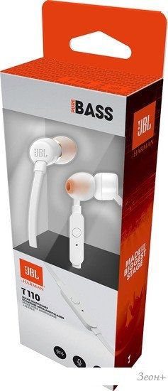 Наушники JBL T110 (белый)