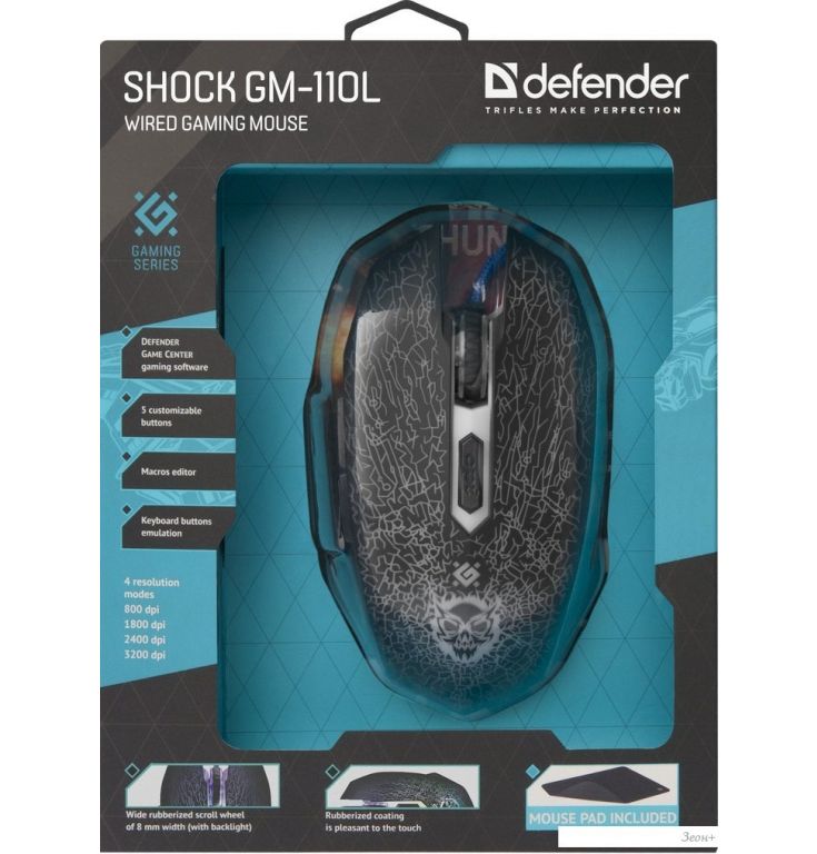 Игровая мышь Defender Shock GM-110L
