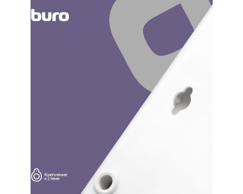 Сетевой фильтр Buro BU-SP1.8-USB-2A-W
