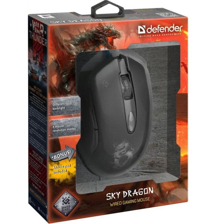 Игровая мышь Defender Sky Dragon GM-090L