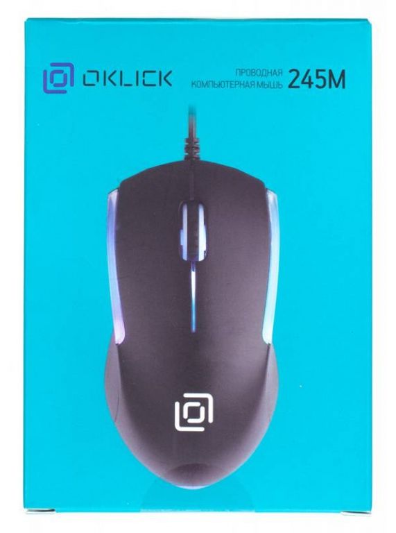 Мышь Oklick 245M (черный) 471479