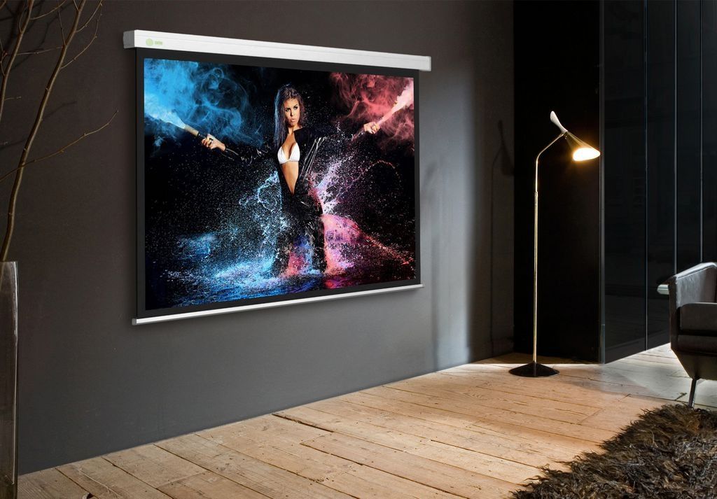 Проекционный экран CACTUS Wallscreen CS-PSW-180x180