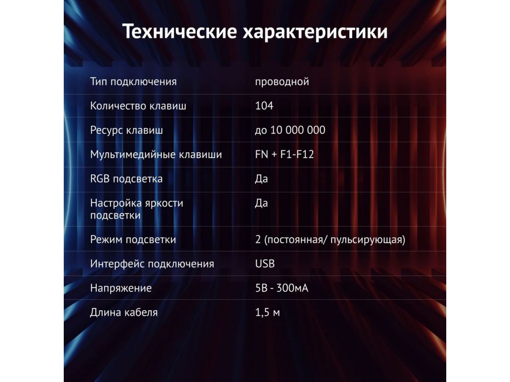 Клавиатура Oklick 717G Black Death