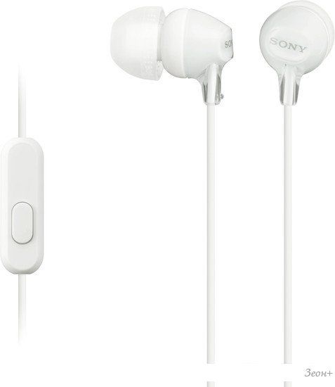 Наушники Sony MDR-EX15AP (белый)