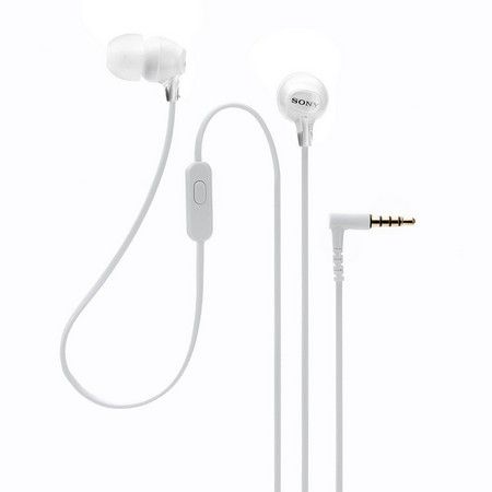 Наушники Sony MDR-EX15AP (белый)