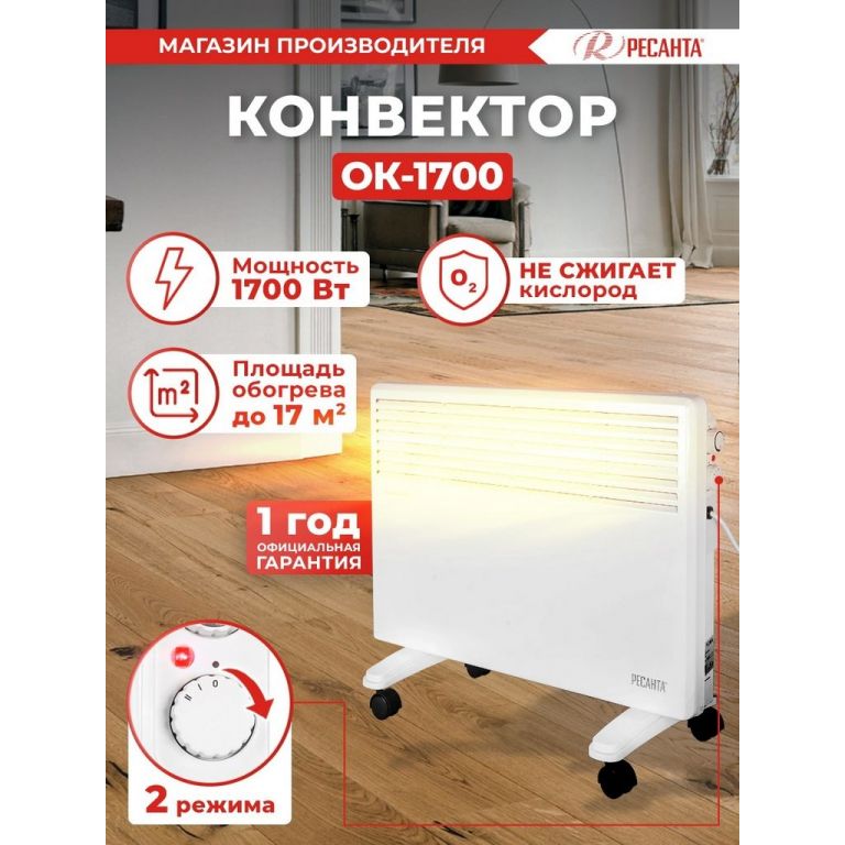 Конвектор Ресанта ОК-1700