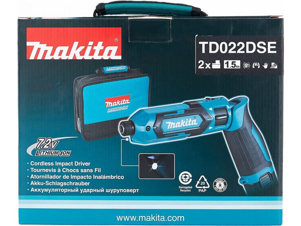 Шуруповерт Makita TD022DSE