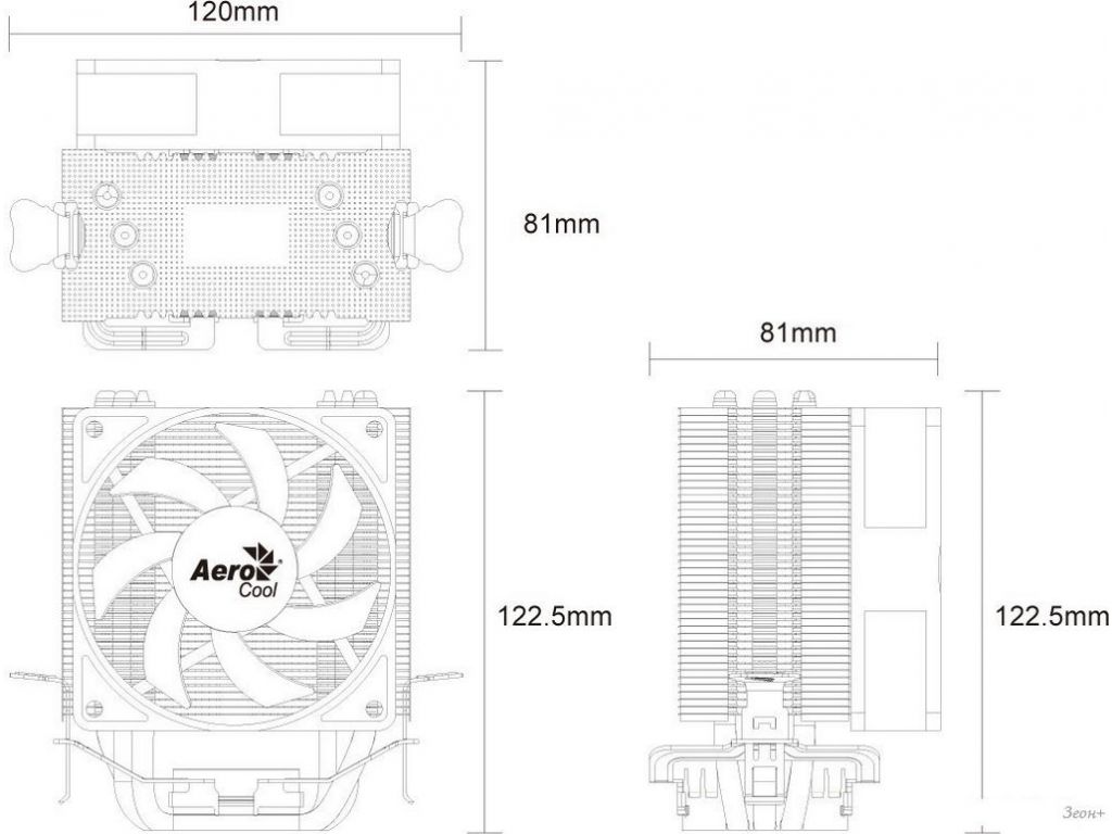 Кулер для процессора AeroCool Verkho 3