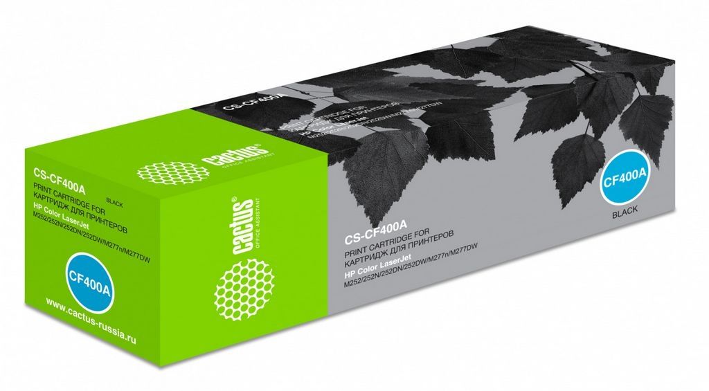 Картридж CACTUS CS-CF400A (аналог HP CF400A)