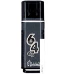 USB Flash Smart Buy Glossy series Black 64GB (SB64GBGS-K)