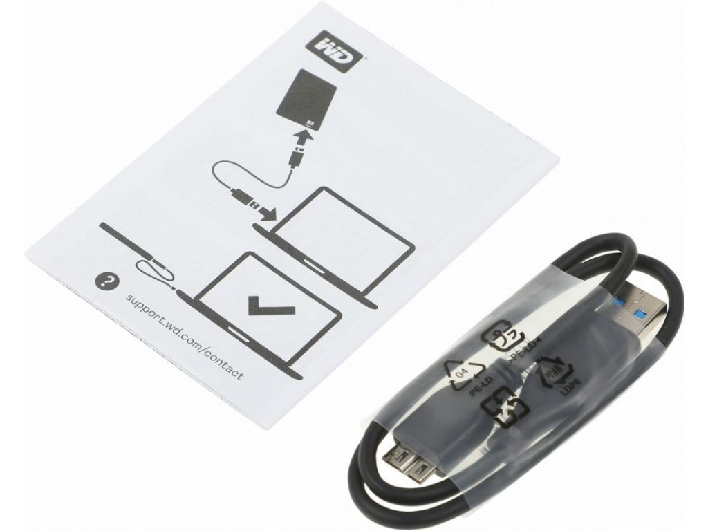 Внешний жесткий диск WD Elements Portable 4TB WDBU6Y0040BBK