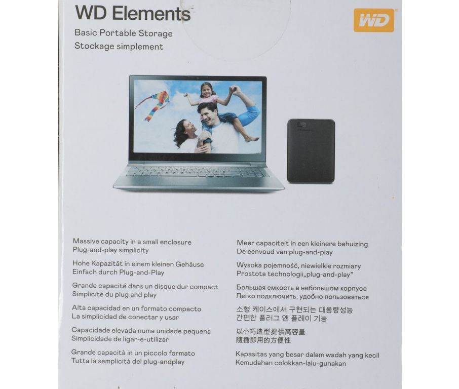 Внешний жесткий диск WD Elements Portable 4TB WDBU6Y0040BBK