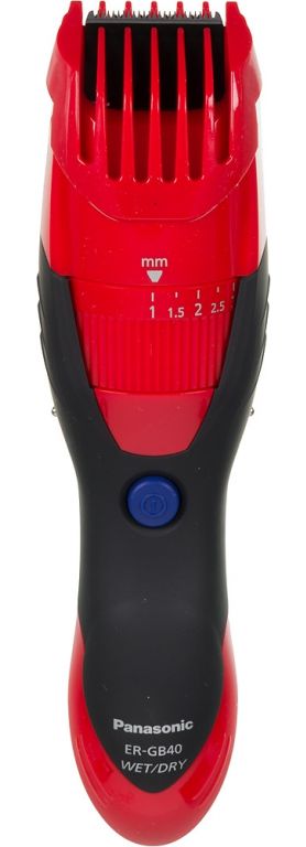 Машинка для стрижки Panasonic ER-GB40 (черный/красный)