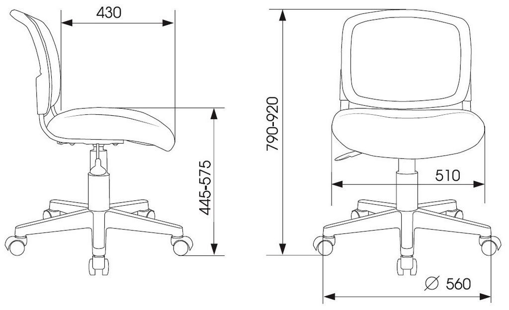 Кресло Бюрократ CH-W296NX/26-24 (голубой)