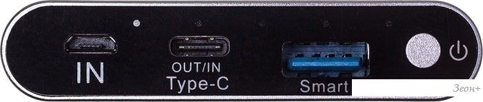Портативное зарядное устройство Buro RB-10000-QC3.0-I&O (темно-серый)