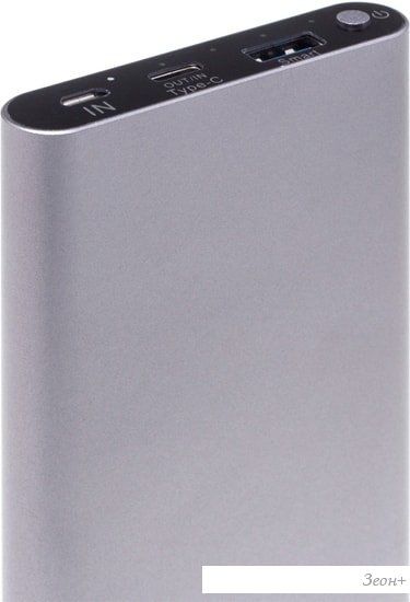Портативное зарядное устройство Buro RB-10000-QC3.0-I&O (темно-серый)