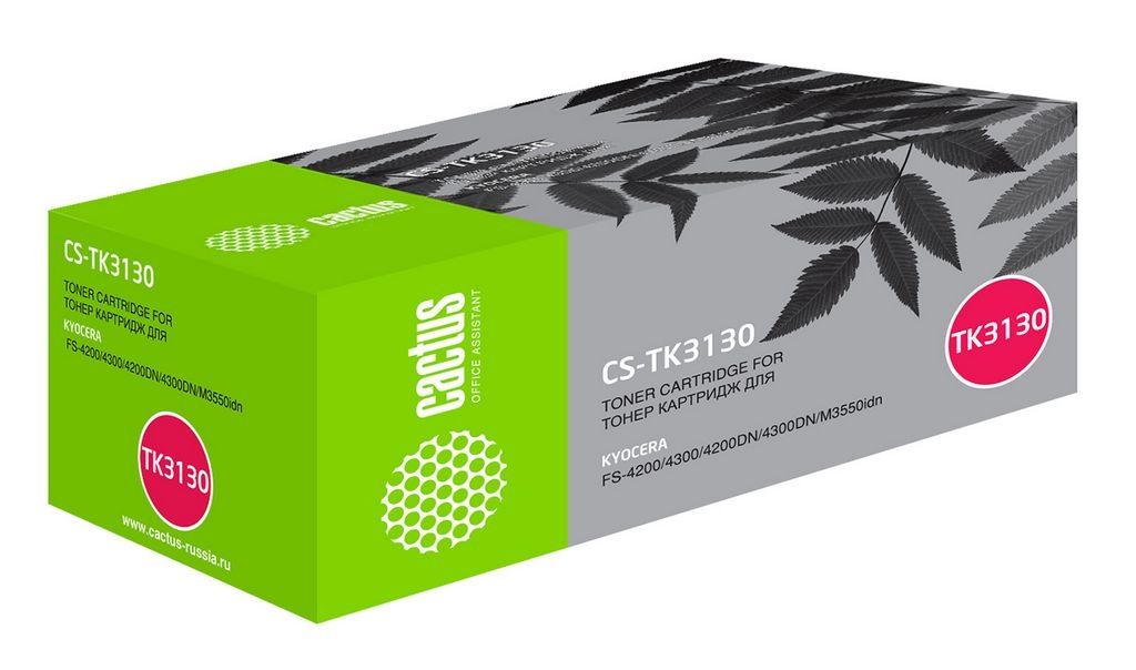 Картридж CACTUS CS-TK3130 (аналог Kyocera TK-3130)