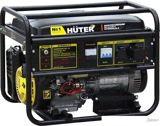 Бензиновый генератор Huter DY9500LX-3