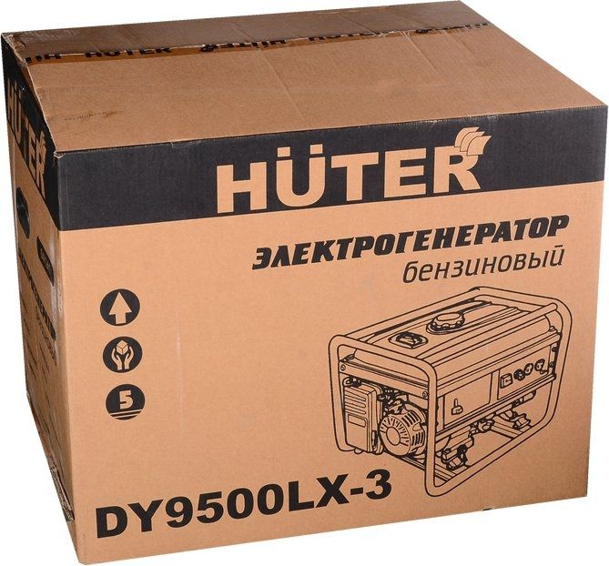 Бензиновый генератор Huter DY9500LX-3