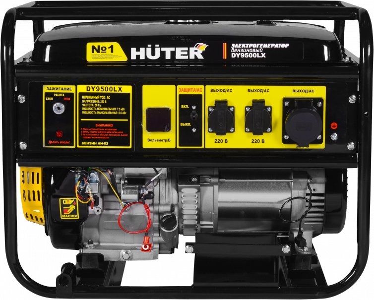 Бензиновый генератор Huter DY9500LX