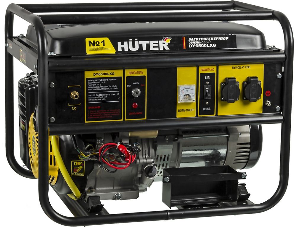 Бензиновый генератор Huter DY6500LXG