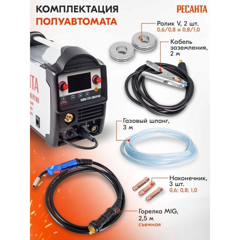 Сварочный инвертор Ресанта САИПА-220
