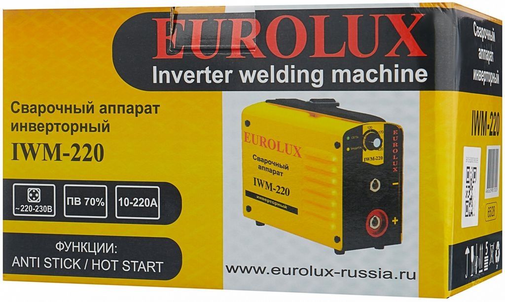 Сварочный инвертор Eurolux IWM-220