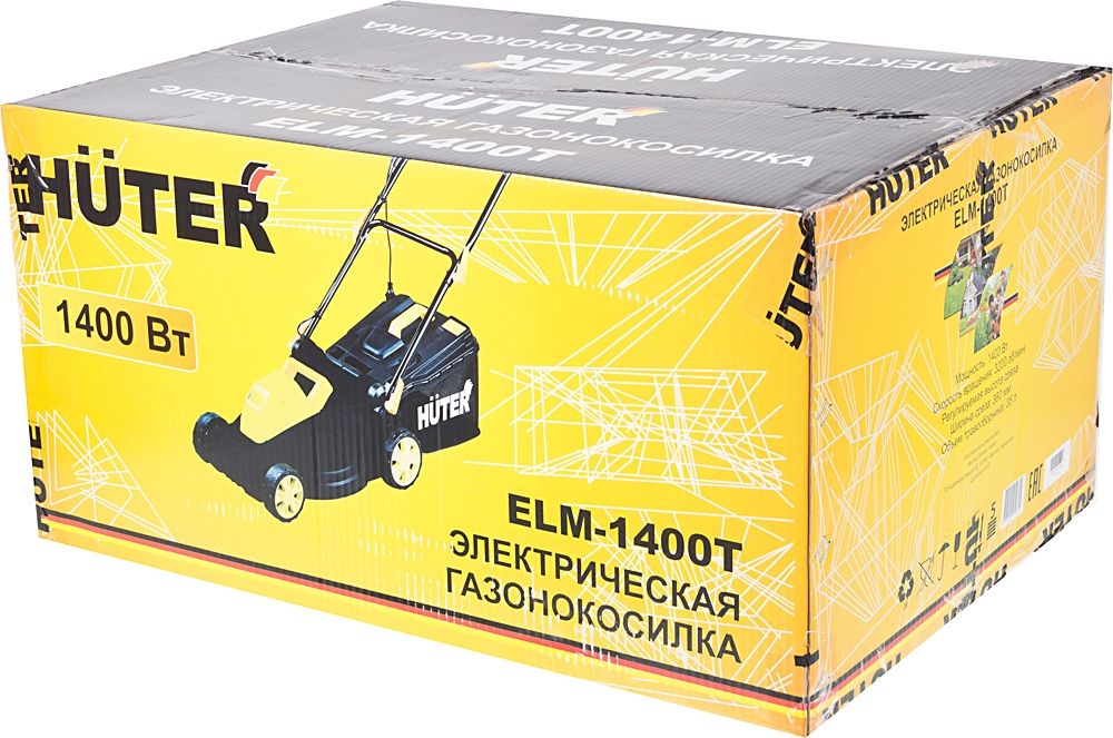 Колёсная газонокосилка Huter ELM-1400T