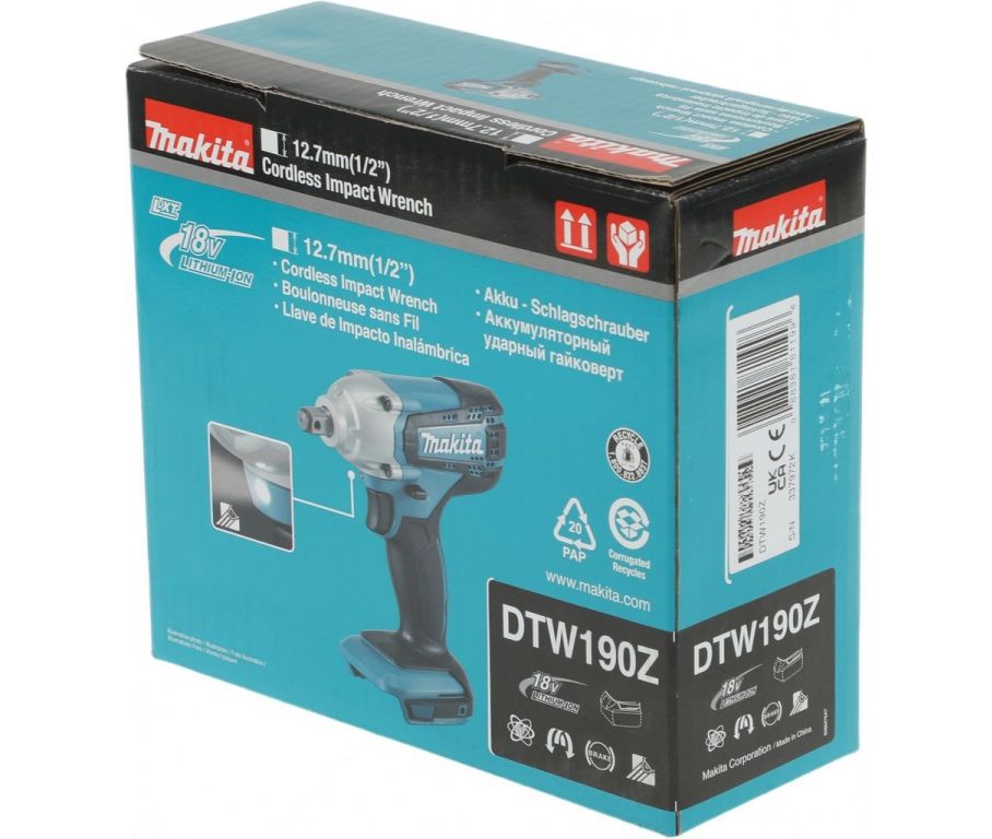 Ударный гайковерт Makita DTW190Z