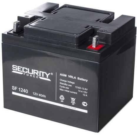 Аккумулятор для ИБП Security Force SF 1240 (12В/40 А·ч)