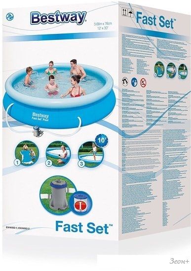 Каркасно-надувной бассейн Bestway 57274 (366x76)