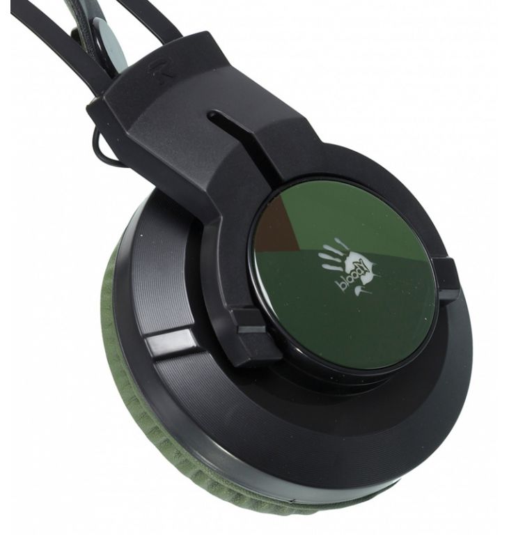 Наушники A4Tech Bloody J450 (черный/зеленый)