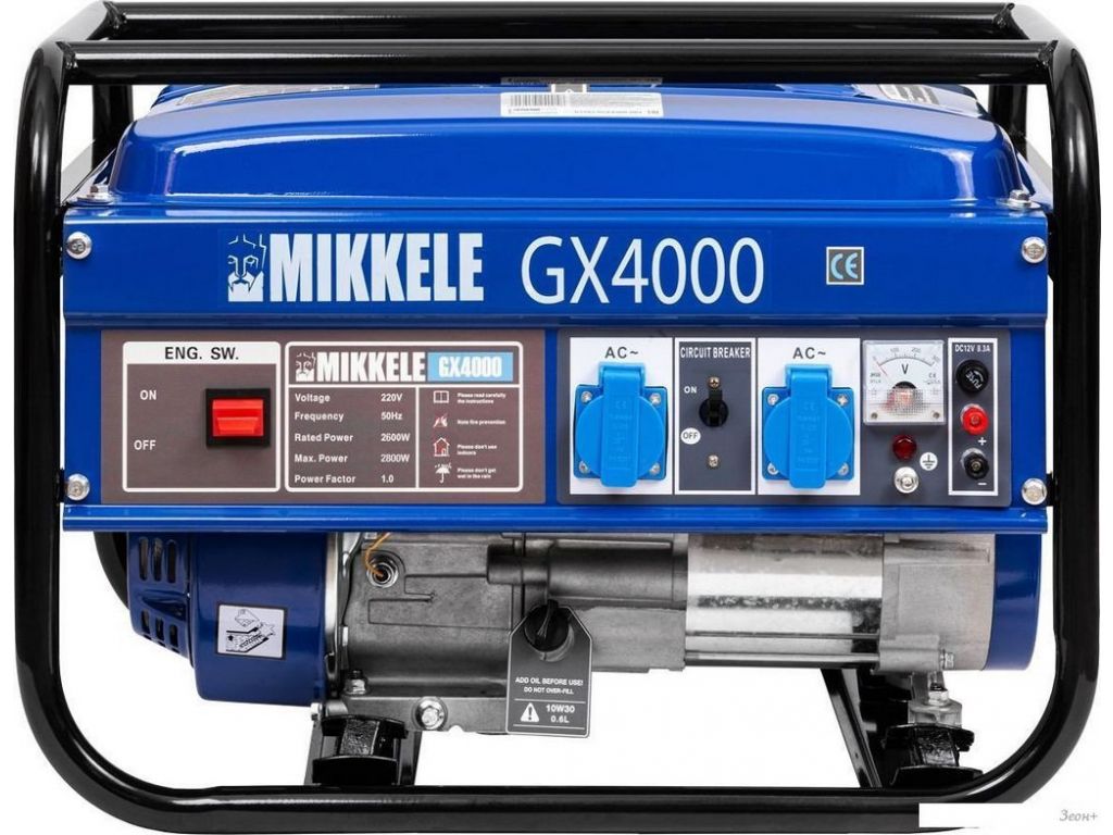Бензиновый генератор Mikkele GX4000