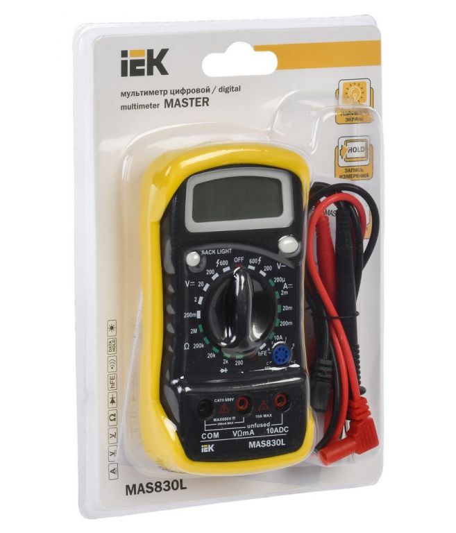 Мультиметр IEK Master MAS830L