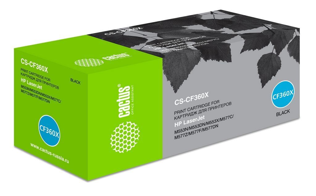 Картридж CACTUS CS-CF360X (аналог HP CF360X)