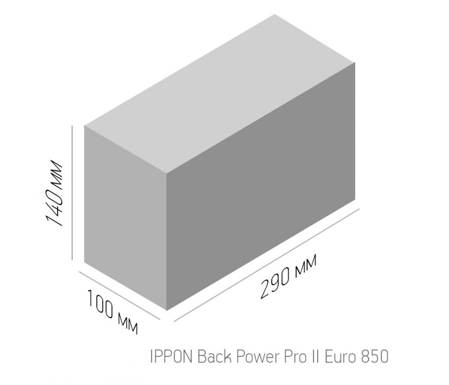 Источник бесперебойного питания IPPON Back Power Pro II 850 Euro