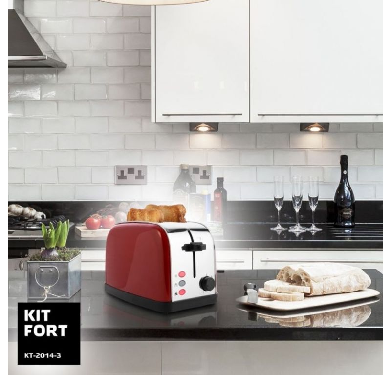Тостер Kitfort KT-2014-3 (красный)
