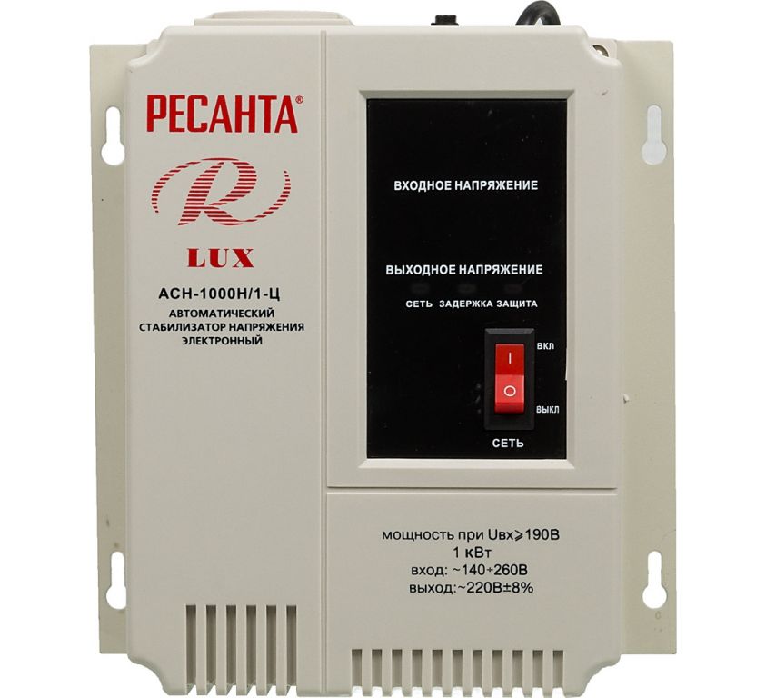 Стабилизатор напряжения Ресанта Lux АСН-1000Н/1-Ц