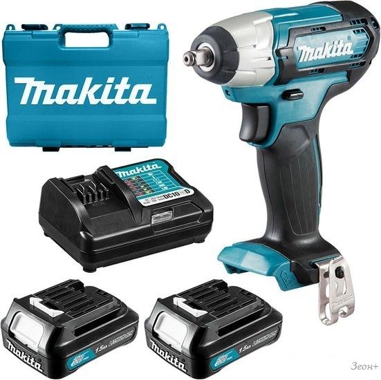 Ударный гайковерт Makita TW140DWAE (с 2-мя АКБ)