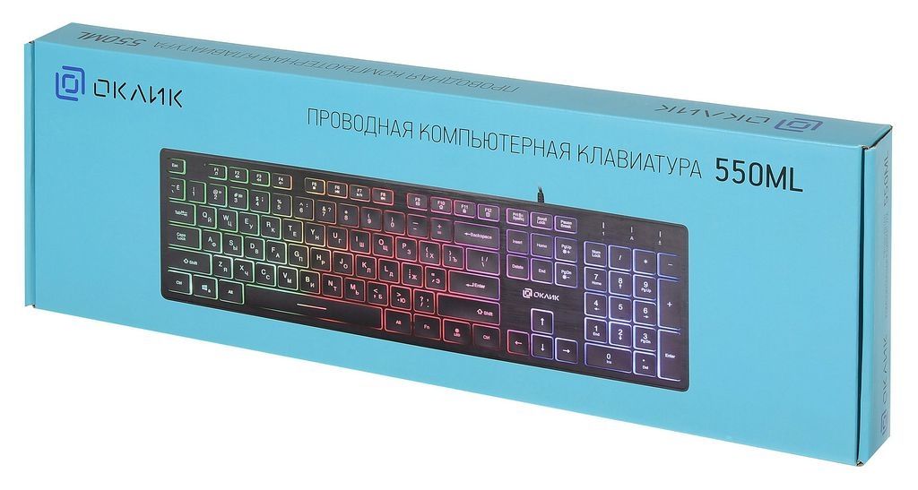 Клавиатура Oklick 550ML (черный)
